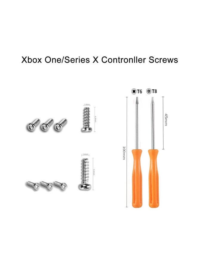 Chabeia Screws set for PS4 PS5,Xbox one/series X Controller Install Repair Screws and Phillips T6 T8 Screwdrivers Open shell tool - Image 3