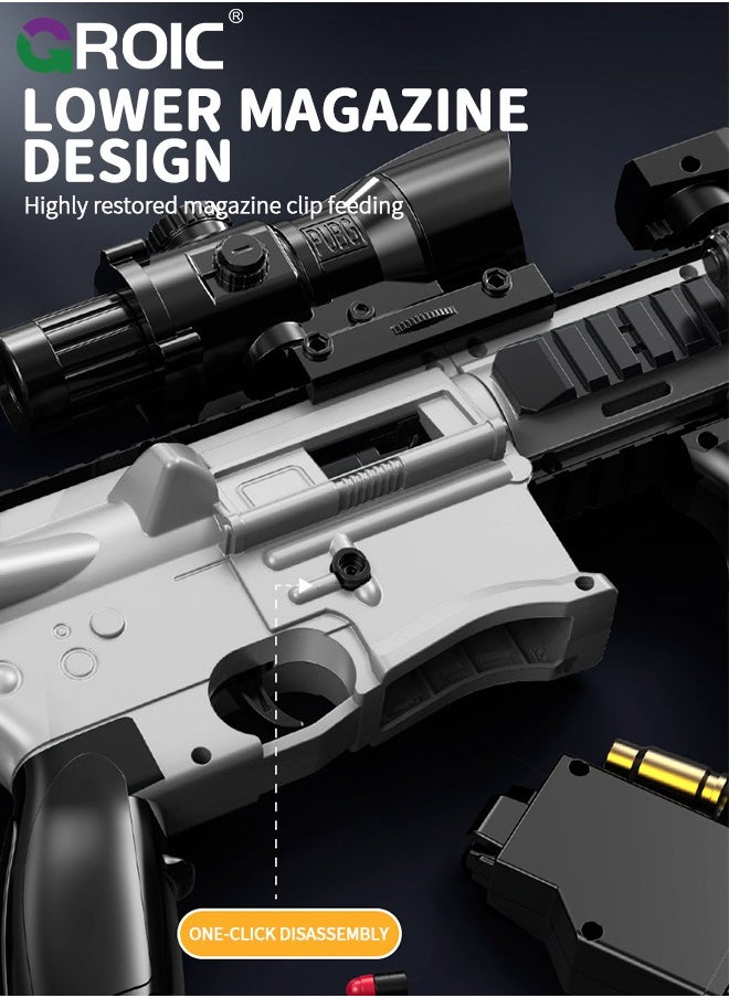 GROIC Blasters M416, Toy Gun Light and Soft Bullets Education Toy,Blaster Gun M416 Toy Guns, DIY Toy with Rich Accessories ,Shooting Games Toys for Kids, Kids Holiday Birthday Gifts  - Image 3