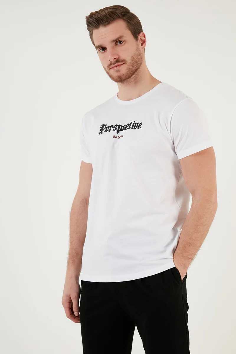 Buratti Cotton Slim Fit Crew Neck T Shirt Men's T Shirt 541PERSPECTIVE