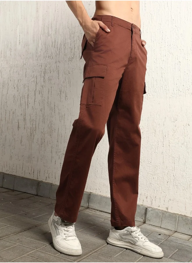 هوبرهولمي Brown Pants For Men