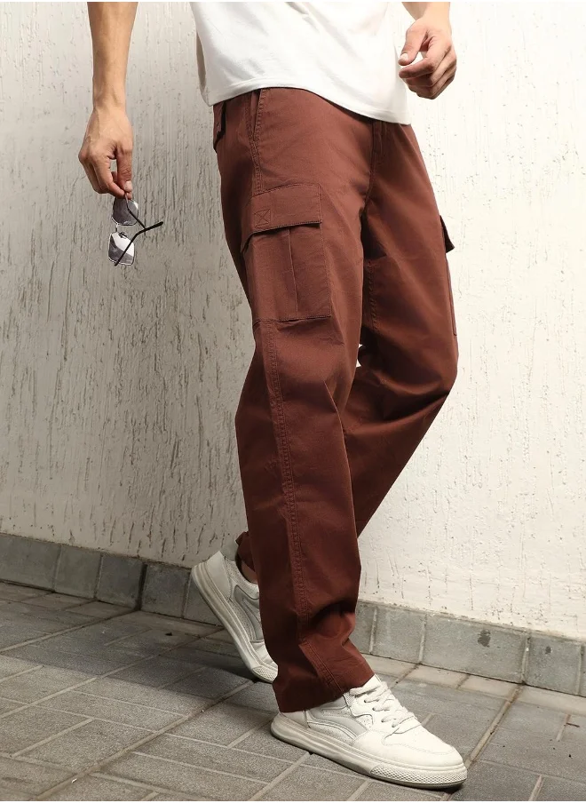هوبرهولمي Brown Pants For Men