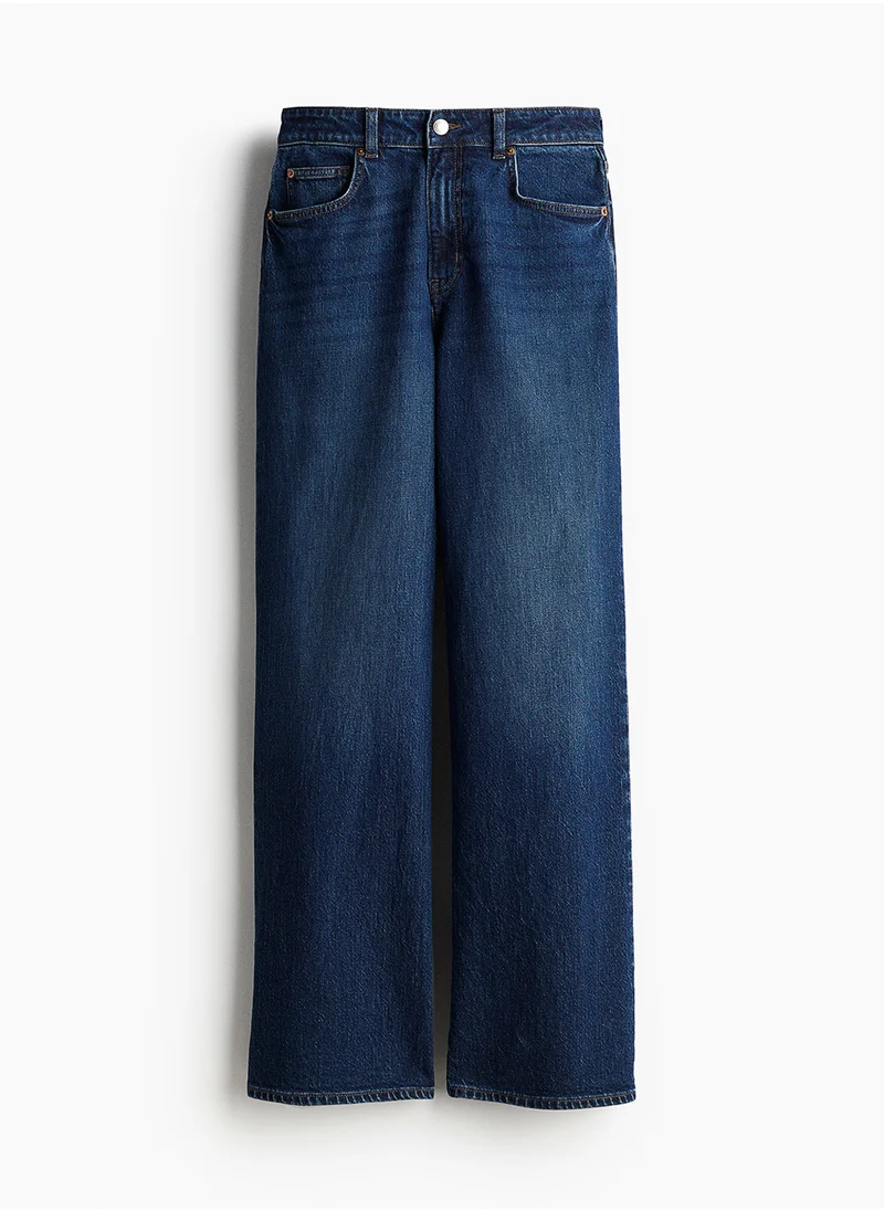 H&M Wide High Jeans