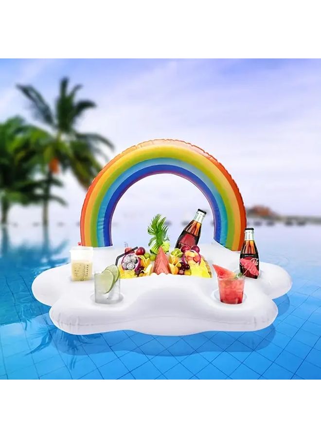 The Clouds Pineapple Floating Cooler Large Capacity Lightweight Drink Holder For Pool - Image 5