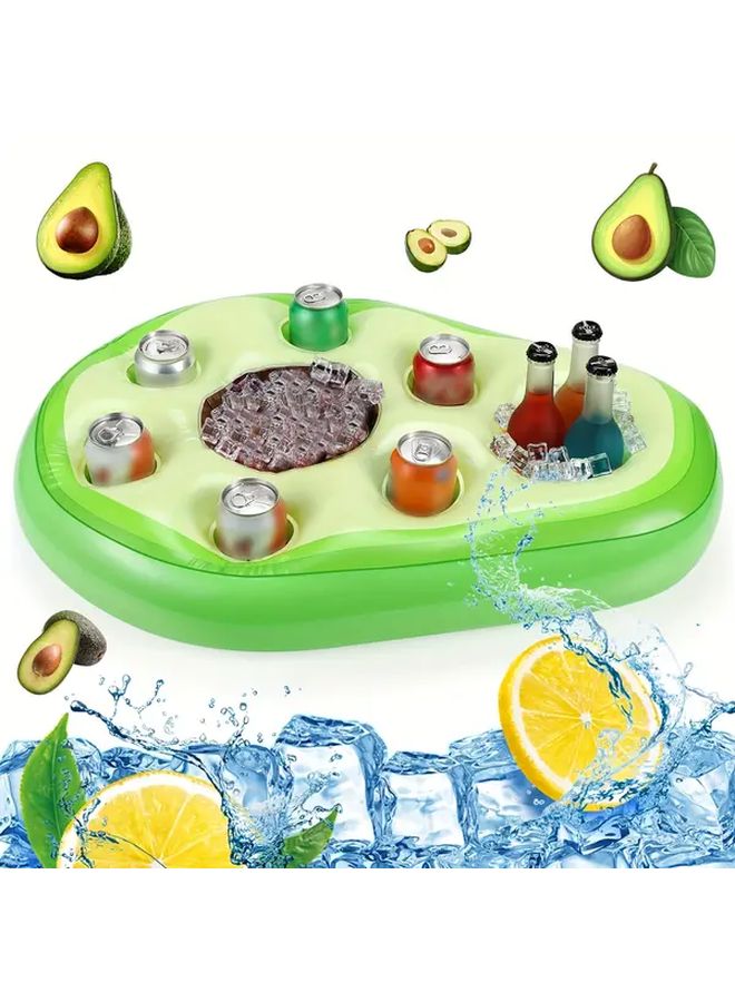 The Clouds Pineapple Floating Cooler Large Capacity Lightweight Drink Holder For Pool - Image 2
