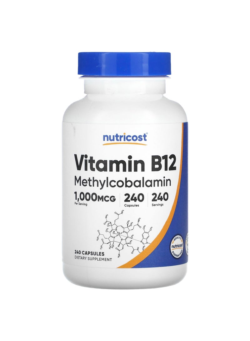 Vitamin B12, 1,000 mcg, 240 Capsules