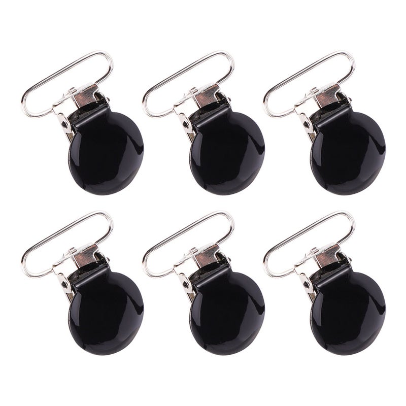 12 pcs Round Clips Versatile Clothing Suspender Clips Metal Overall Hooks Heavy Duty Jeans Suspender Buckles Design For Secure Hold Ideal For Home And Craft Use - Image 3