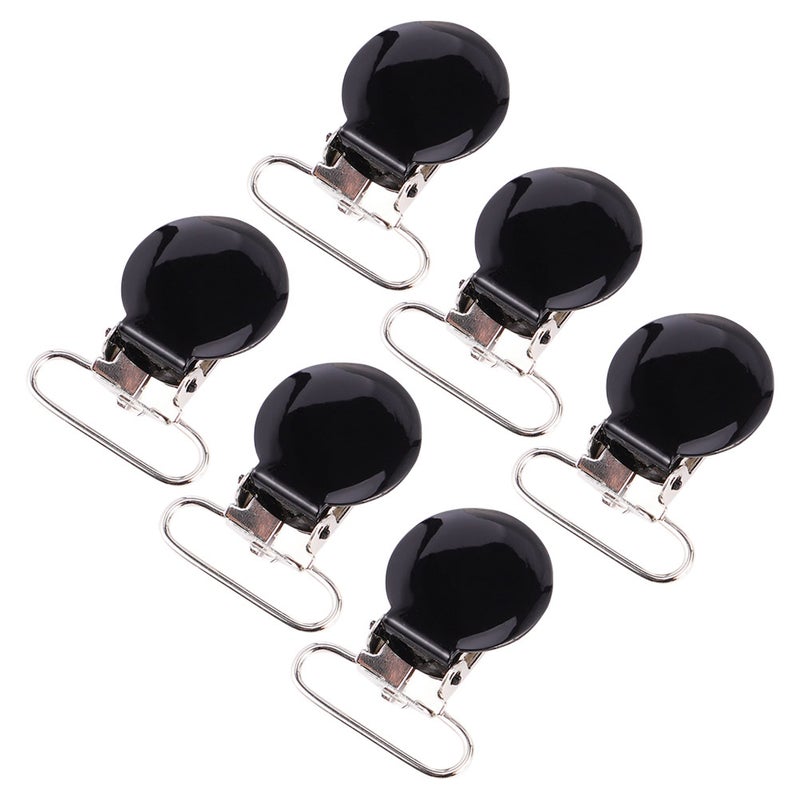 12 pcs Round Clips Versatile Clothing Suspender Clips Metal Overall Hooks Heavy Duty Jeans Suspender Buckles Design For Secure Hold Ideal For Home And Craft Use - Image 5