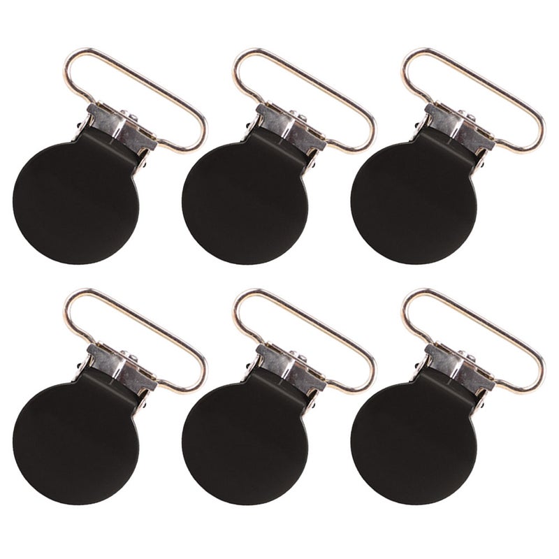 12 pcs Round Clips Versatile Clothing Suspender Clips Metal Overall Hooks Heavy Duty Jeans Suspender Buckles Design For Secure Hold Ideal For Home And Craft Use - Image 2