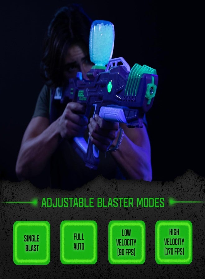 Gel Blaster Starfire XL - Glow-in-The-Dark Supersized Toy Gel Blasters with Water Based Beads - Semi, Full-Auto, Triple Burst Modes & Adjustable FPS - Outdoor Games & Toys - Ages 14+ - Image 3