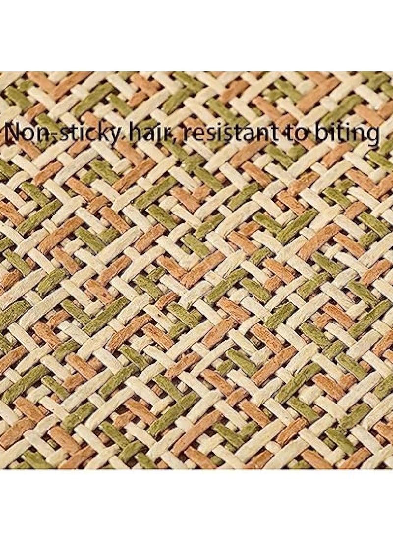 Cat's nest,Pet mat,Cat litter cool summer detachable corner four seasons mat dog kennel pet litter cat bed rattan mat cat supplies