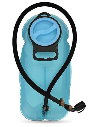 MARCHWAY 2L/2.5L/3L TPU Hydration Bladder, Ultra Durable Water Reservoir Bag with Insulated Tube for Hydration Pack for Cycling, Hiking, Running, Climbing, Biking (2.5L Blue 85oz) - Image 1