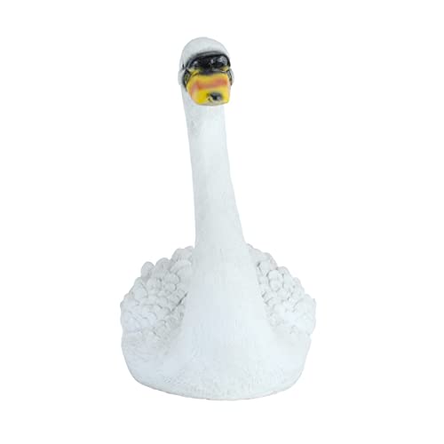 The Decorshed Swan Statue Sculptures Showpieces for Garden Decoration - Art Figurine for Home Living Room Decorative,Garden Animals [ White Swan ] - Image 4