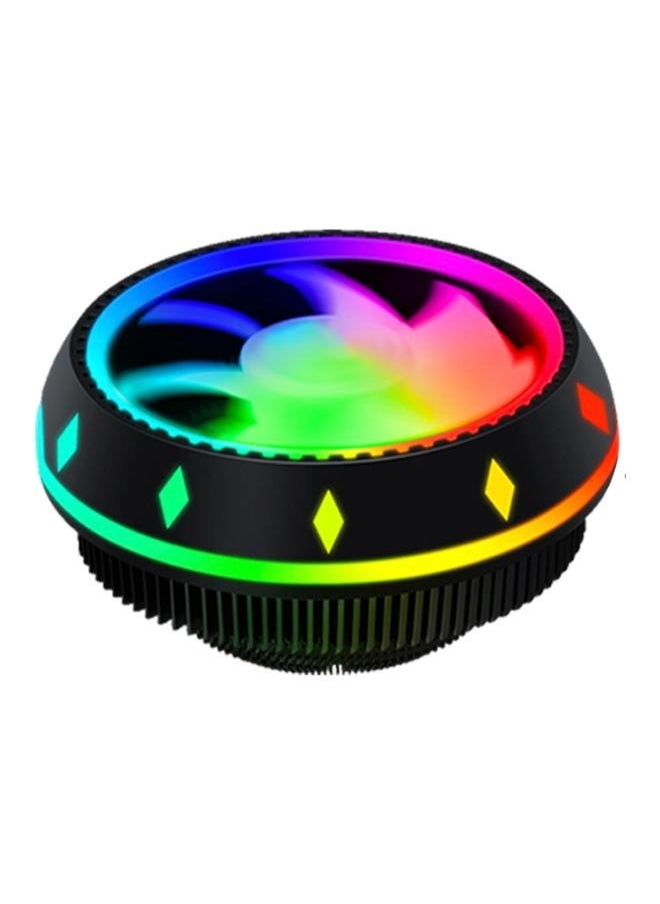 CPU Fan 120mm Black  ARGB Case Cooler Fan, 4pin PWM Silent Computer Fan with S-FDB Bearing Included, up to 1500RPM Cooling Fan  - Image 1