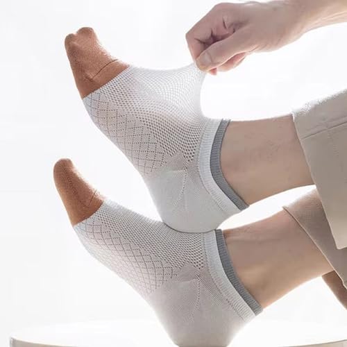 DIVUE Socks for Men and Women | Pack of 7 | Premium Cotton Double Collar Design | Anti Odor, Soft & Breathable, Durable Everyday Wear Ankle Socks | Casual & Sports Use - Image 4