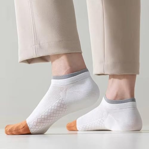 DIVUE Socks for Men and Women | Pack of 7 | Premium Cotton Double Collar Design | Anti Odor, Soft & Breathable, Durable Everyday Wear Ankle Socks | Casual & Sports Use - Image 2