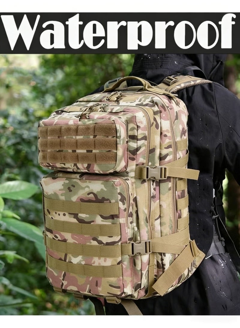 KELIO KÉLIO 45L Tactical Assault Backpack, Camouflage – Molle System, Waterproof - Image 2