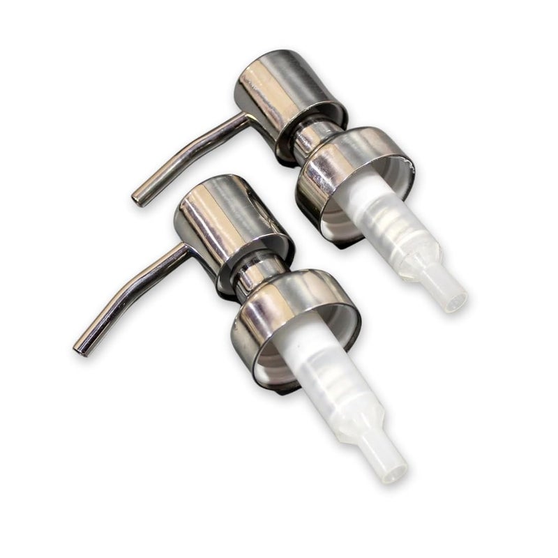 MBSC Stainless Steel Liquid Soap Dispenser Replacement Pump | Lotion Pump - Pack of 2 - Image 1