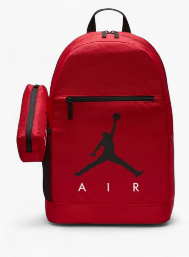 Nike Printed School Backpack with Adjustable Straps and Pencil Pouch - 13x25x33 cm - Image 1