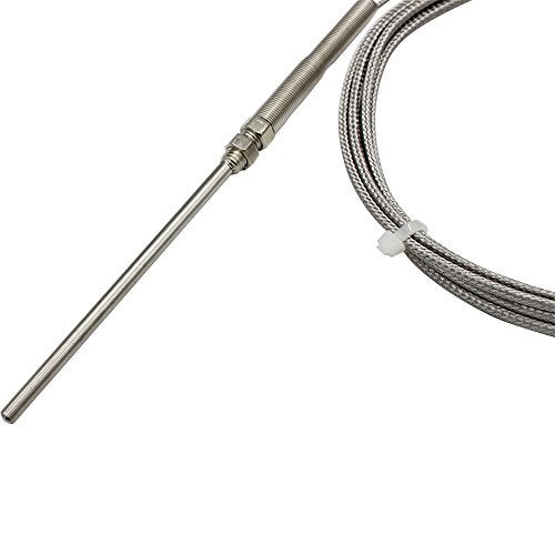T-PRO K-Type Thermocouple Temperature Sensors 2M/6.6Ft Wire，Stainless Steel Probe (Probe Length 100mm) - Image 3