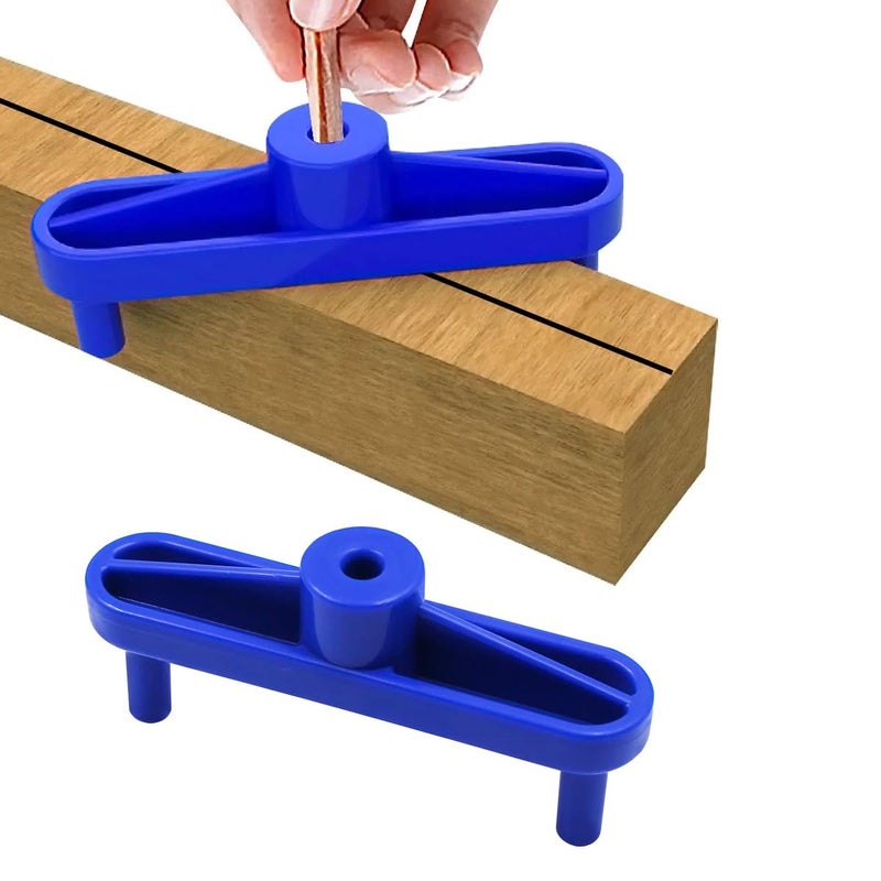 TorSor 2 Pack Center Scribe Line Locator Scriber Center Finder Marker Positioner Positioning Ruler Scribing Gauge Centerline Measuring Tool for Woodworking Wooden DIY - Image 1