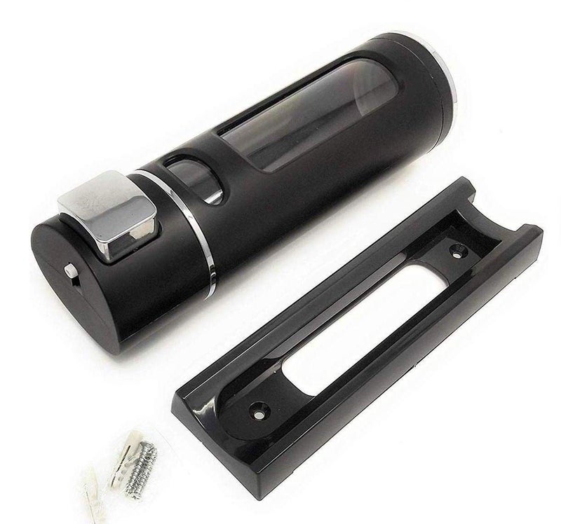 NEW WARE Pack of 3 ABS Liquid Sanitizer Dispenser 400 ML Push Type for Hand SanitizerHand Wash Soap Shampoo Conditioner Lotion Liquid Soap DispenserLiquid Soap Dispenser Black - Image 2