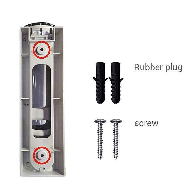 NEW WARE Pack of 3 ABS Liquid Sanitizer Dispenser 400 ML Push Type for Hand SanitizerHand Wash Soap Shampoo Conditioner Lotion Liquid Soap DispenserLiquid Soap Dispenser Black - Image 3