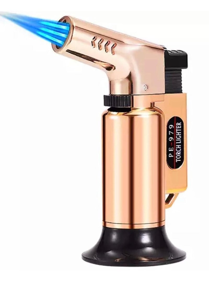 Lattafa Butane Flame Lighters Refillable Gas Lighter Kitchen Kitchen Wind Portable Cooking Torch With Adjustable Flame For Cooking Baking Barbecue - Image 3