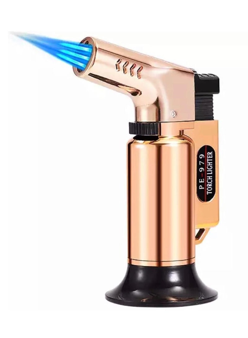 Lattafa Butane Flame Lighters Refillable Gas Lighter Kitchen Kitchen Wind Portable Cooking Torch With Adjustable Flame For Cooking Baking Barbecue - Image 2