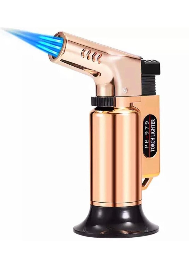 Lattafa Butane Flame Lighters Refillable Gas Lighter Kitchen Kitchen Wind Portable Cooking Torch With Adjustable Flame For Cooking Baking Barbecue - Image 1