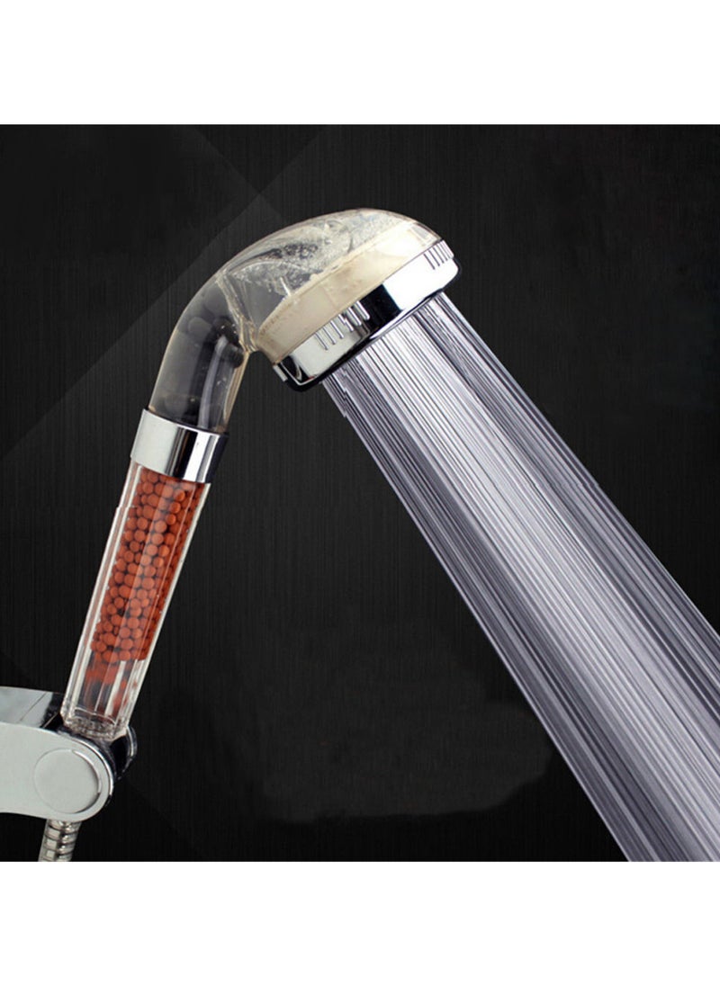 Generic High-Pressure Shower Head Rainfall Spa Water Saving Ionic Shower Filter Filtration Showerhead for Dry Skin & Hair  - Image 2