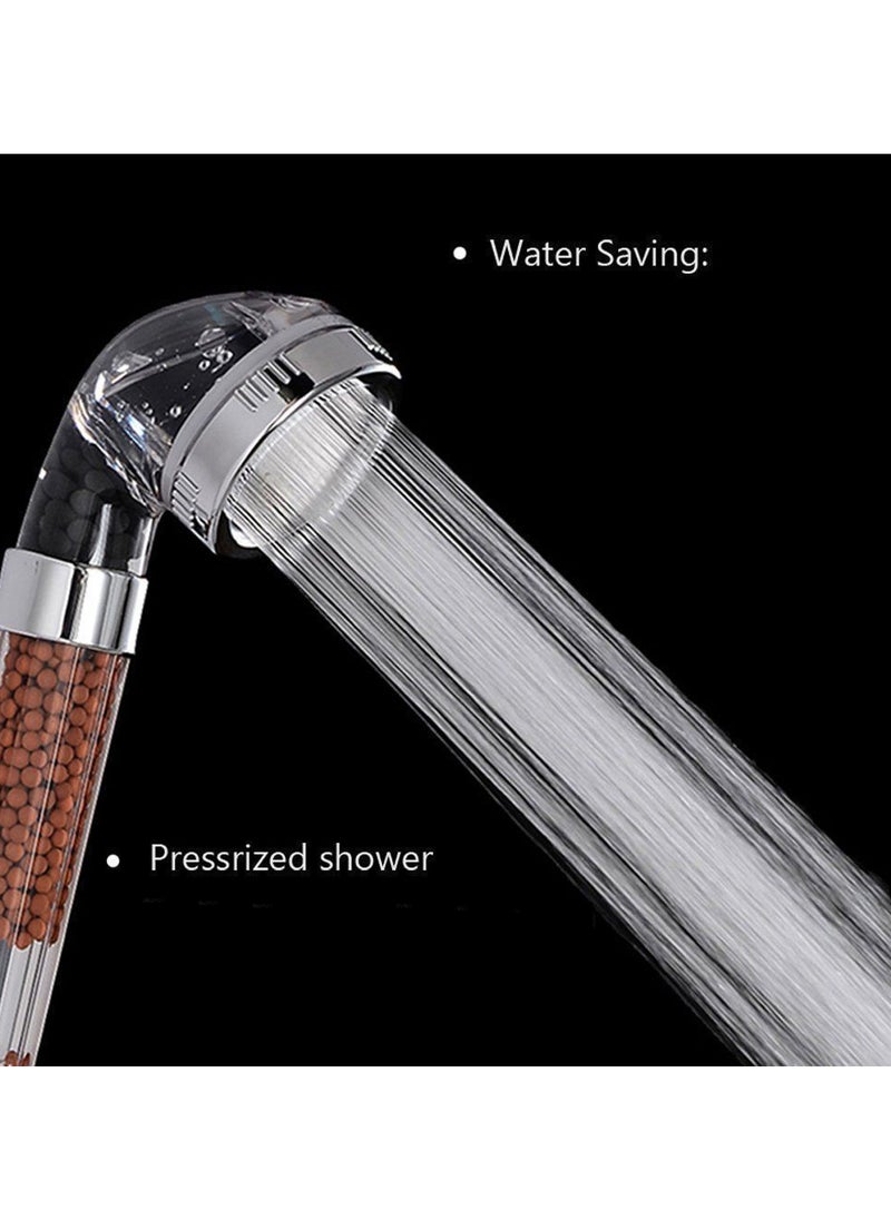 Generic High-Pressure Shower Head Rainfall Spa Water Saving Ionic Shower Filter Filtration Showerhead for Dry Skin & Hair  - Image 4