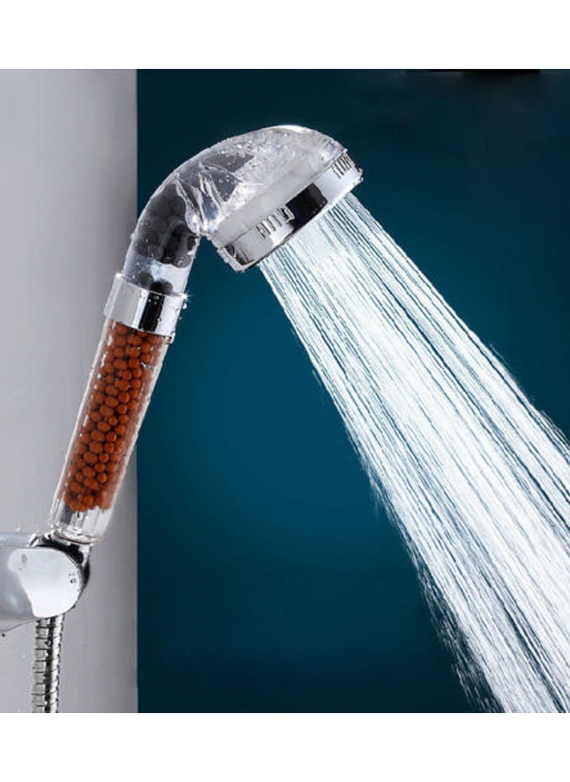 Generic High-Pressure Shower Head Rainfall Spa Water Saving Ionic Shower Filter Filtration Showerhead for Dry Skin & Hair  - Image 1