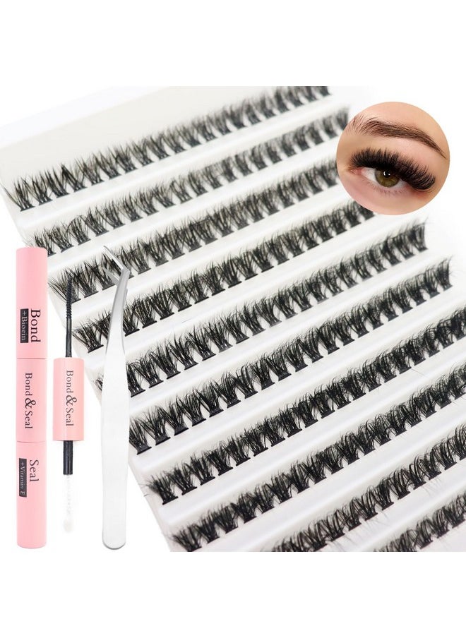 DAODER - DODER Short Lash Extension Kit 50D Natural Lash Clusters Kit Wispy Fluffy Eyelash Extension Kit D Curl Individual Lashes Kit 9-13MM Thick Short Eyelash Clusters(Thick Short Eyelash Extension Kit 50P) - Image 1