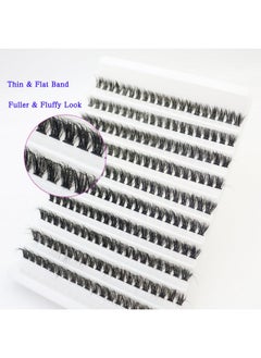 DAODER DODER Short Lash Extension Kit 50D Natural Lash Clusters Kit Wispy Fluffy Eyelash Extension Kit D Curl Individual Lashes Kit 9-13MM Thick Short Eyelash Clusters(Thick Short Eyelash Extension Kit 50P)  - Image 5