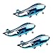 IEBQ 3Pcs Blue Large Airplane Helicopter Balloon Birthday Party Supplies 328x165Inch - Image 3