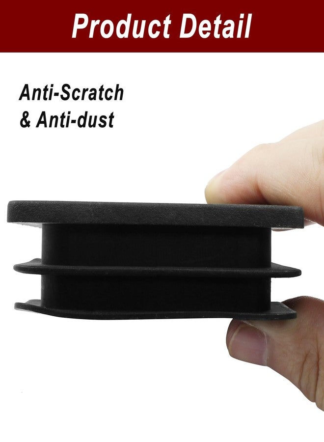 LifCratms 8 Pack 3 Inch (75mm) Square Plastic Plug, Square End Caps, Square Plastic End Caps Tubing Post End Cap for Square Tubing Post, Chairs and Furniture - Image 4