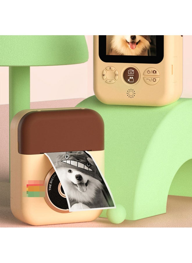 Generic Polo Camera Thermal Printing Children's Camera Front And Rear Dual Camera Polo 2.4 Inch IPS HD Screen-Color:32GB Memory Card  - Image 3