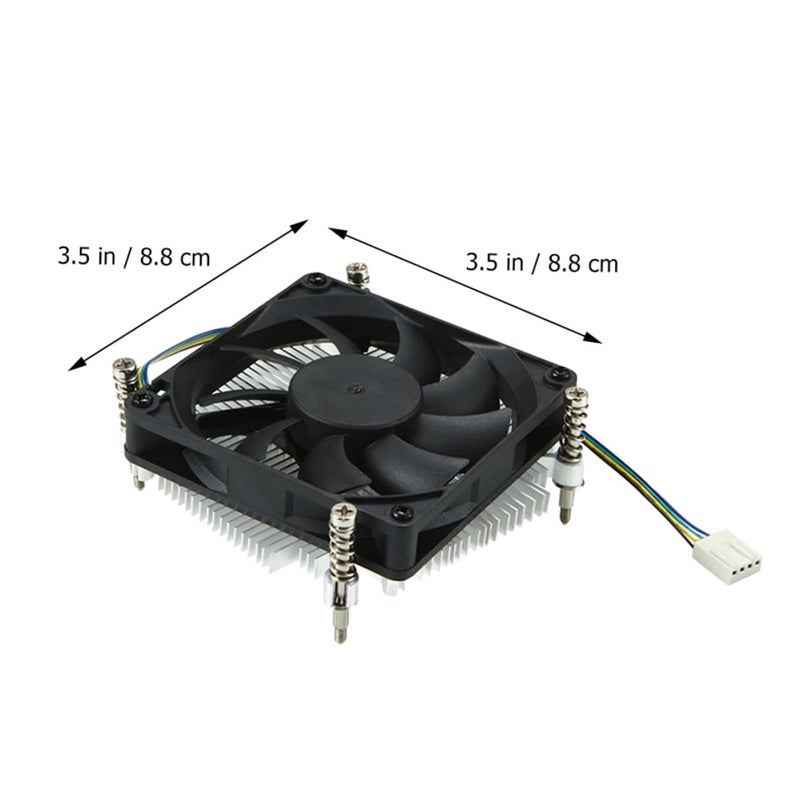 Thin Design CPU Air Cooler Heat Sink Replacement Fan For Desktop Computer Cooling - Image 3