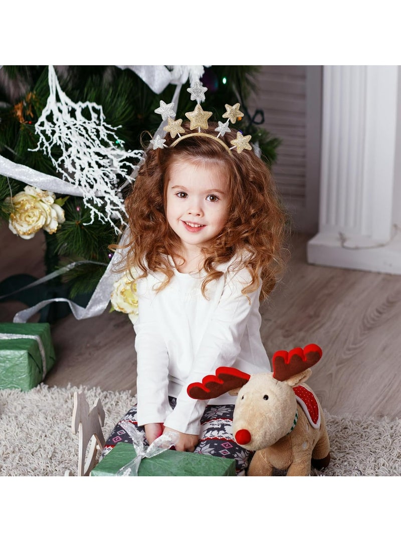 أوزيغالور قطعتين من الوشاح النجم المتشقق، وشاح النجم لحفلات، أحزمة الشعر لحفلات الميلاد أو الأعياد للنساء والأطفال والبالغين - Image 5