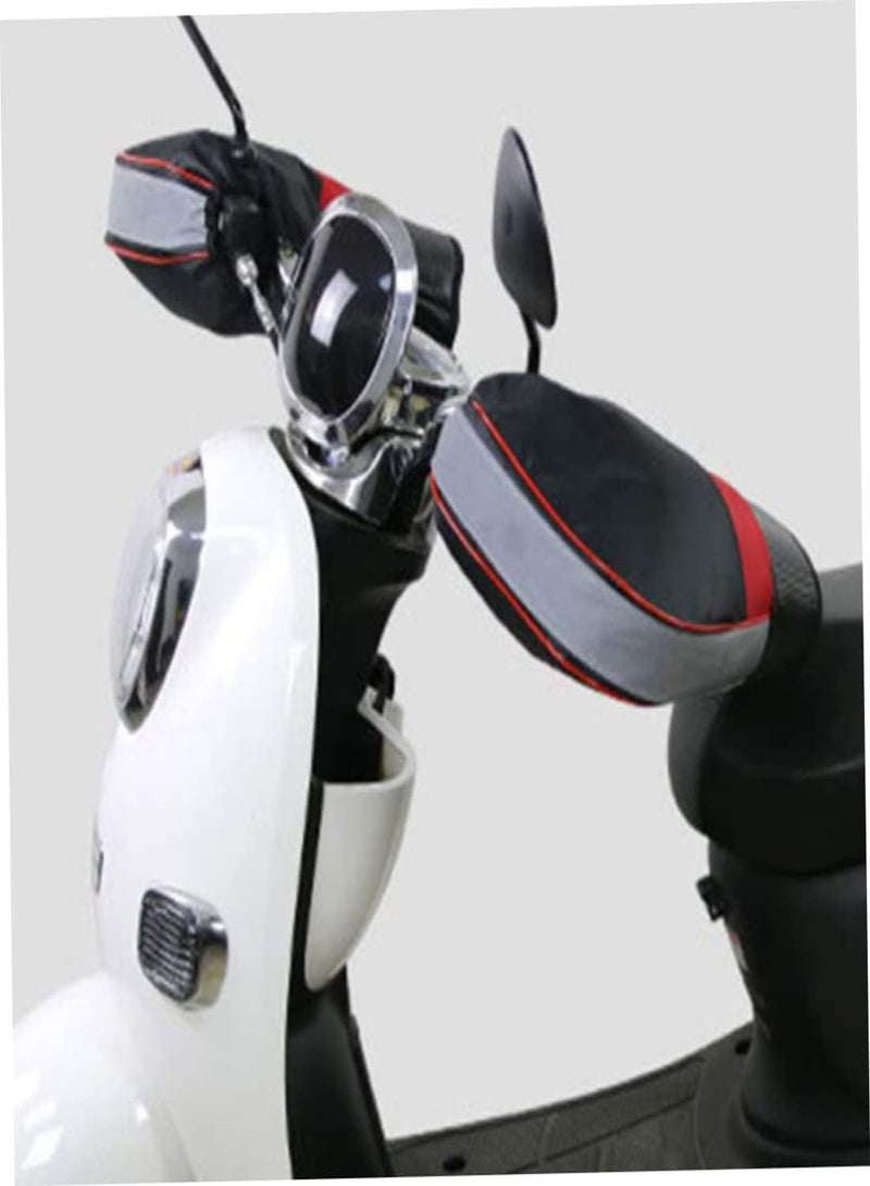 GGOOT Bike Handlebar Gloves Windproof Motorbike Handle Bar Muffs Gloves Motorcycle Handle Mittens 1pair, Bike Handlebar Gloves, Windproof Warm Handlebar Gloves, Windshield Motorcycle Handle Mittens  - Image 3