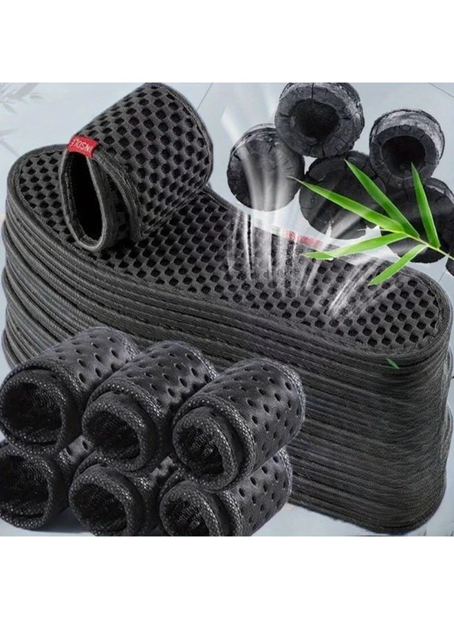 10 Pairs Heavy Duty Cushioned Shoe Insoles With Arch Support Odor Control Non Slip Grip For Running Gym Sneakers Boots - Image 2