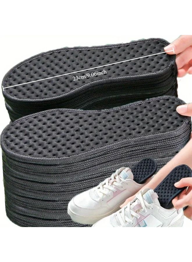 10 Pairs Heavy Duty Cushioned Shoe Insoles With Arch Support Odor Control Non Slip Grip For Running Gym Sneakers Boots - Image 4
