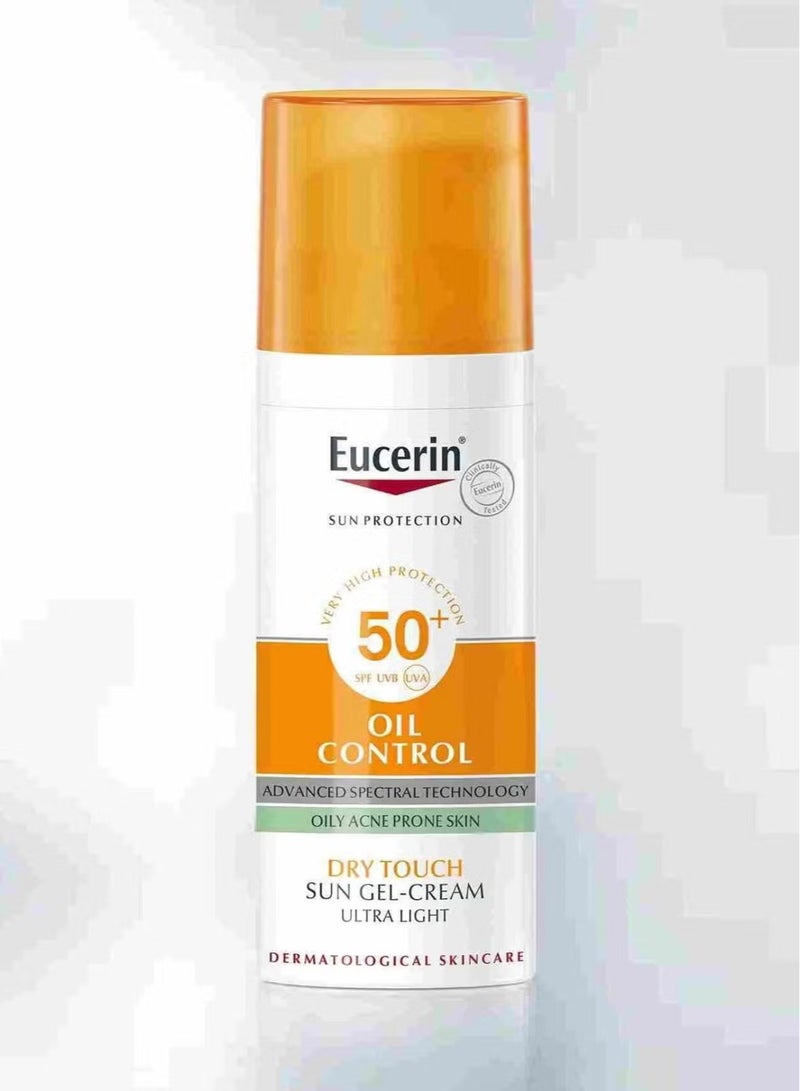 Eucerin oil control +50 spf uvb oily acne prone skin 50ml