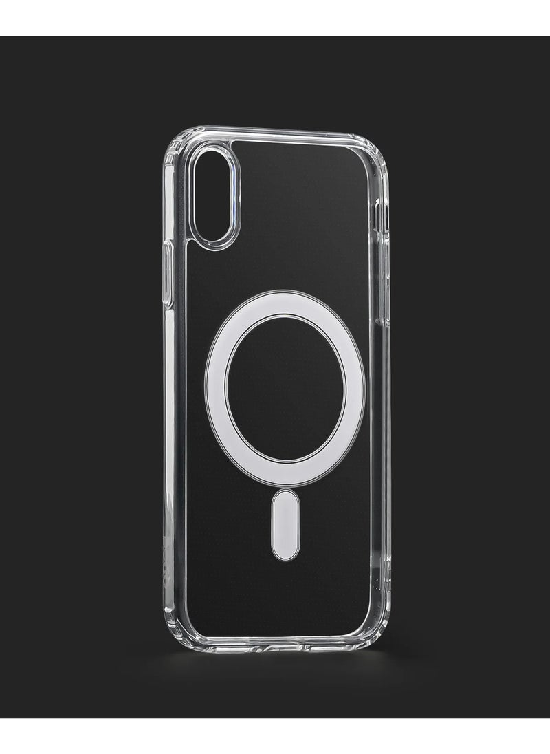 Generic - Magsafe Case for iPhone XR Magsafe Clear Cover Magnetic Wireless Charging Support, Shockproof Protection, Scratch-Resistant - Image 1