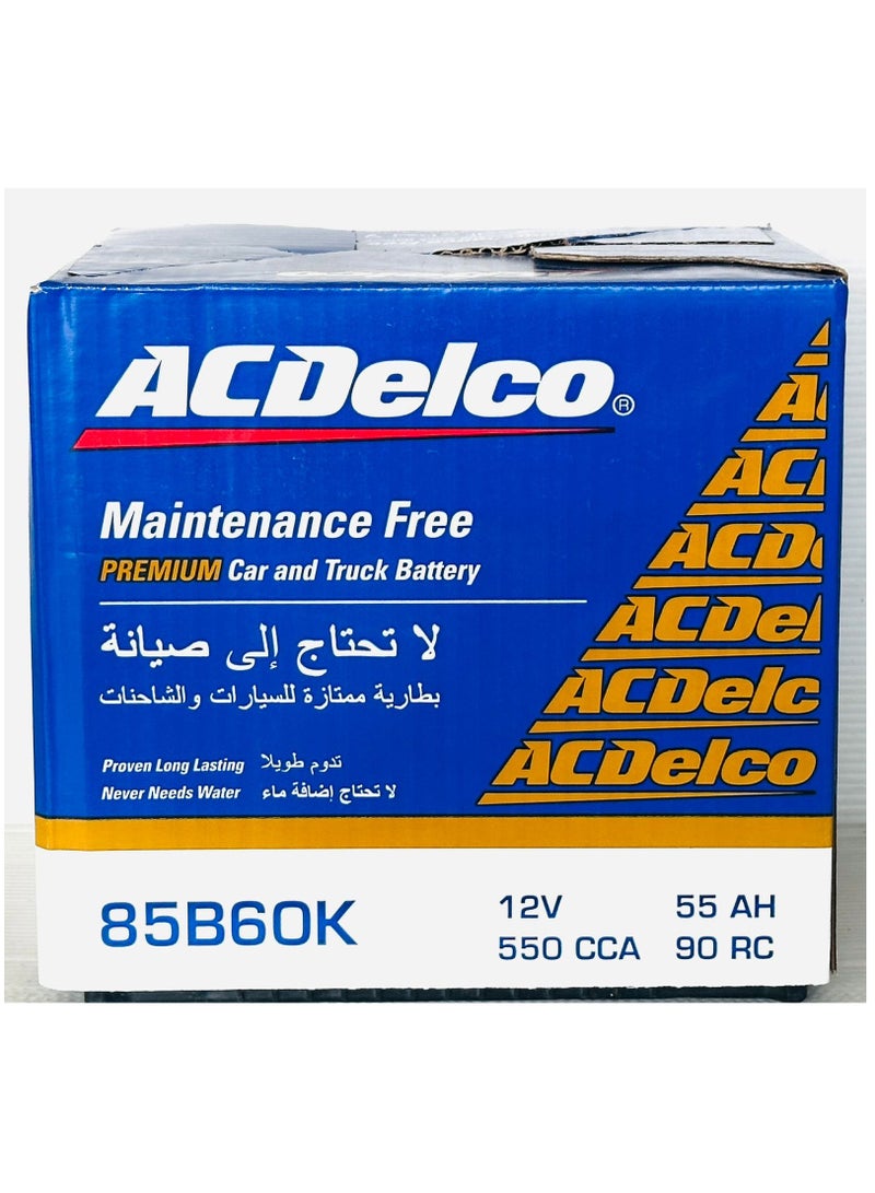 Ac Delco Car Battery 12V 55AH 85B60K (Captiva) - Image 1
