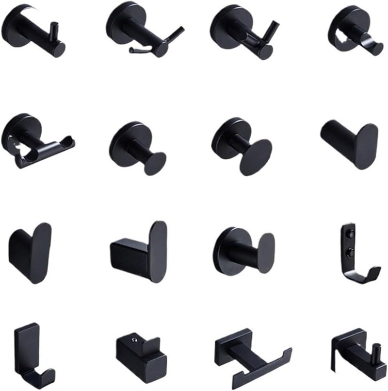 Stainless Steel Wall Mounted Coat Hook Towel Rack V Nail Color Bathroom Kitchen Hardware - Image 3