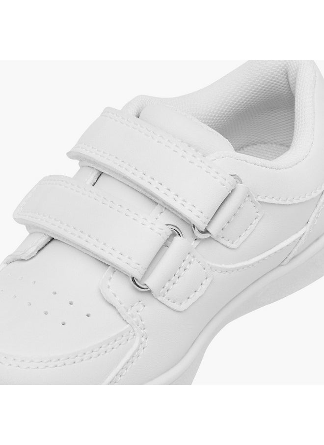 Barefeet Boys Panelled Sneakers with Hook and Loop Closure  - Image 4