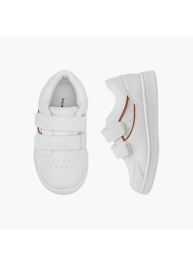 Barefeet Boys Panelled Sneakers with Hook and Loop Closure  - Image 1