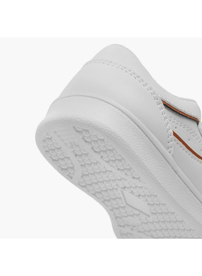 Barefeet Boys Panelled Sneakers with Hook and Loop Closure  - Image 5