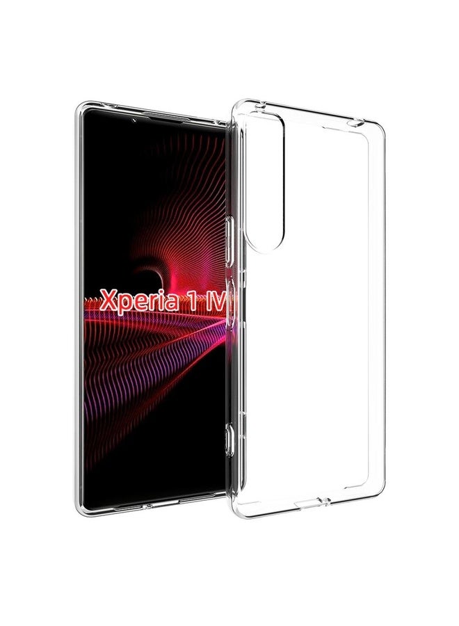 HuHa For Sony Xperia 1 IV Waterproof Texture TPU Phone Case(Transparent) - Image 1